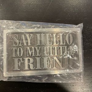 Say Hello To My Little Friend Belt Buckle